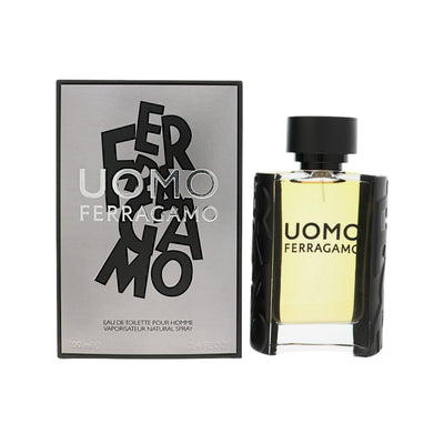 Salvatore Ferragamo Uomo Eau De Toilette Spray for Men, 3.4 oz