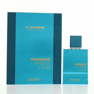 Al Haramain Amber Oud Aqua Dubai Extrait De Parfum Spray for Men, 2.5 oz