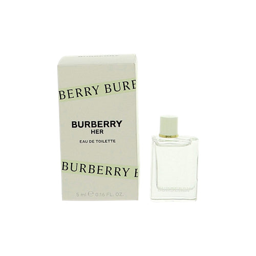 Burberry Her Eau De Toilette Spray for Women, 0.16 oz