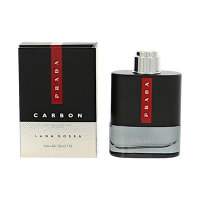 Prada Luna Rossa Carbon Eau De Toilette Splash for Men, 0.3 oz