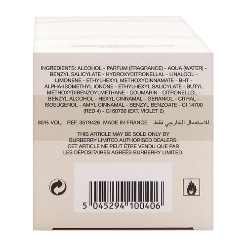 Burberry Touch Eau De Parfum Spray for Women, 1.6 oz
