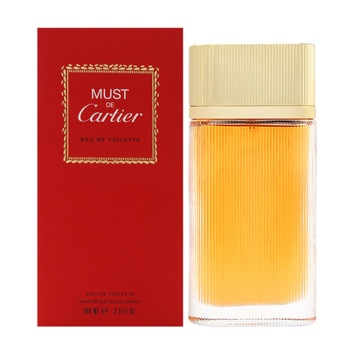 Cartier Must De Cartier Eau De Toilette Spray for Women, 3.3 oz