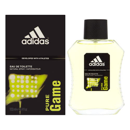 Adidas Pure Game Eau De Toilette Spray for Men, 3.4 oz
