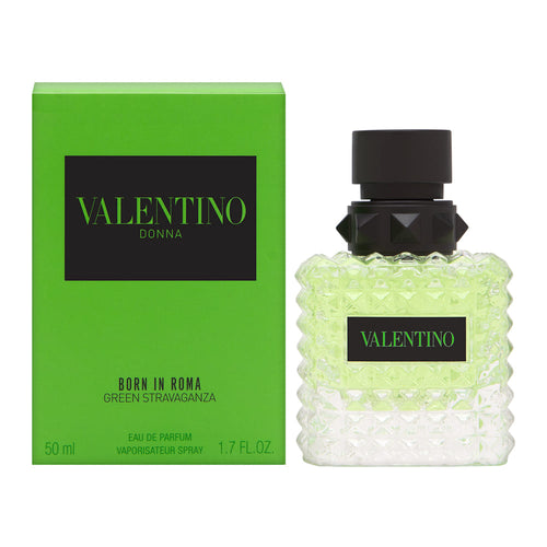 Valentino Born In Roma Green Stravaganza Eau De Parfum Spray for Women, 1.7 oz