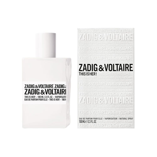 Zadig & Voltaire This Is Her! Eau De Parfum Spray for Women, 3.3 oz