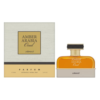 Armaf Amber Arabia Oud Parfum Spray for Men, 3.4 oz