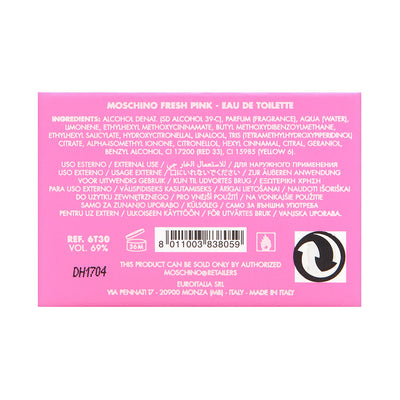 Moschino Pink Fresh Couture