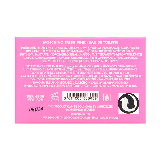 Moschino Pink Fresh Couture
