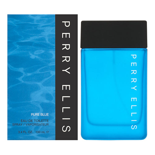Perry Ellis Pure Blue Eau De Toilette Spray for Men, 3.4 oz