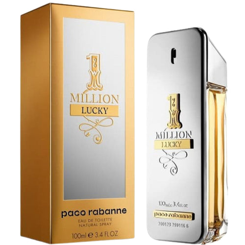 Paco Rabanne 1 Million Lucky Eau De Toilette Spray for Men, 3.4 oz
