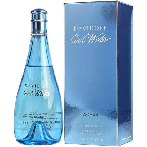 Davidoff Cool Water Eau De Toilette Spray for Women, 6.7 oz
