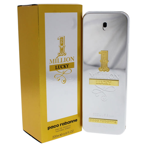 Paco Rabanne 1 Million Lucky Eau De Toilette Spray for Men, 6.8 oz