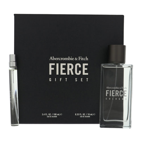 Abercrombie & Fitch Fierce 2 Piece Gift Set For Men - 3.4 Oz Eau De Cologne Spray, 0.33 Oz Eau De Cologne Spray