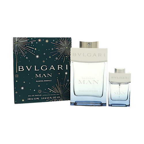 Bvlgari Glacial Essence 2Pc Gift Set- 3.4Oz Edp Sray, 0.5 Edp Spray Oz