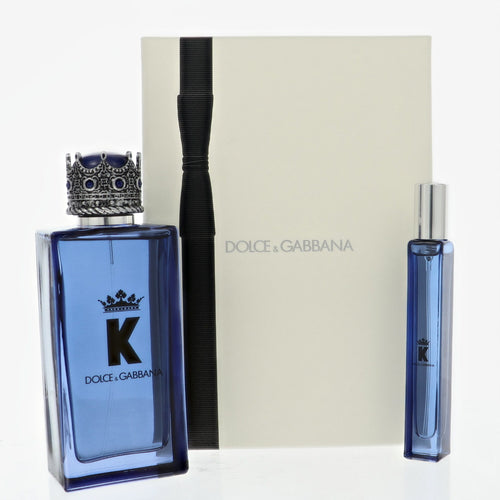 Dolce & Gabbana K 2 Piece Set For Men: 3.3 Oz Eau De Parfum Spray, 0.33 Oz Eau De Parfum Spray