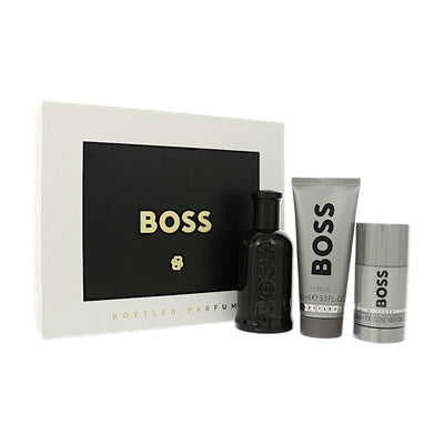 Hugo Boss Boss #6 3Pc Gift Set- 3.3Oz Parfum Spray, 3.3Oz Shower Gel,2.4Oz Deodorant Stick Oz