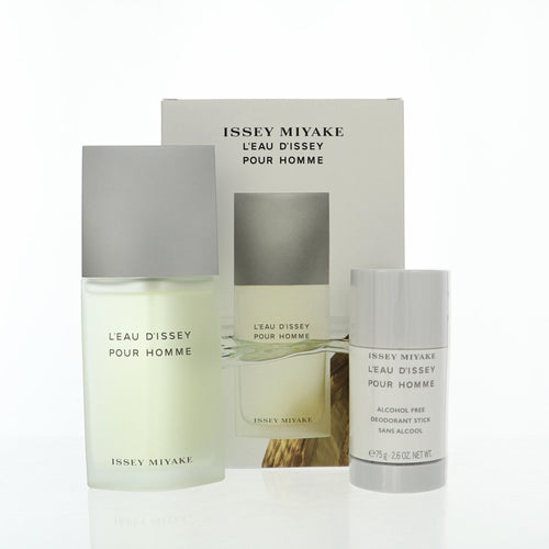 Issey Miyake L'Eau D'Issey Pour Homme 2 Piece Set For Men: 2.5 Oz Eau De Toilette Spray, 2.6 Oz Deodorant Stick