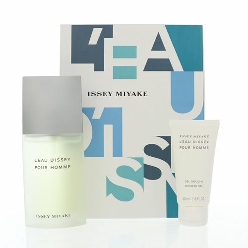 Issey Miyake L'Eau D'Issey Pour Homme 2 Piece Set For Men: 2.5 Oz Eau De Toilette Spray, 1.6 Oz Shower Gel