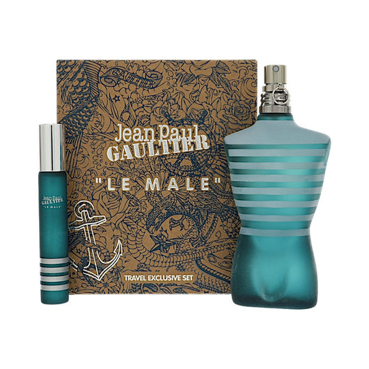 Jean Paul Gaultier 2 Piece Set For Men: 4.2 Oz Eau De Toilette Spray, 0.68 Oz Eau De Toilette Spray