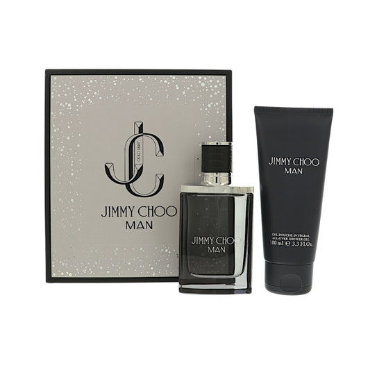 Jimmy Choo Man 2Pc Gift Set- 1.7Oz Edt Spray, 3.3Oz All-Over Shower Gel Oz