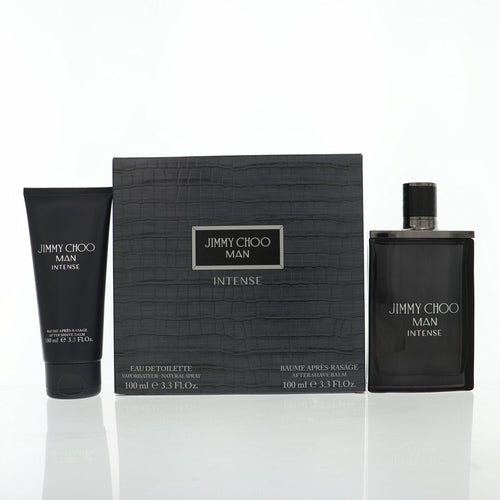 Jimmy Choo Man Intense 2 Piece Set For Men: 3.3 Oz Eau De Toilette Spray, 3.3 Oz After-Shave Balm