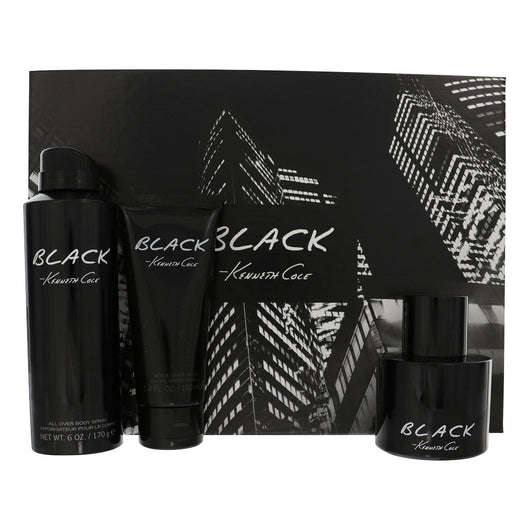 Kenneth Cole Black 3-Piece Gift Set for Men