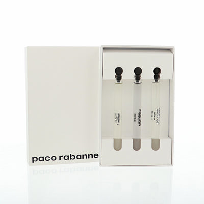 Mini Paco Rabanne 3 Piece Gift Set For Men - 0.14 Oz 1 Million Eau De Toilette Splash, 0.14 Oz Invictus Eau De Toilette Splash, 0.14 Oz Phantom Eau De Toilette Splash