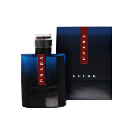 Prada Luna Rossa Ocean 2 Piece Set For Men: 3.3 Oz Eau De Toilette Refillable Spray, 0.33 Oz Eau De Toilette Refillable Spray