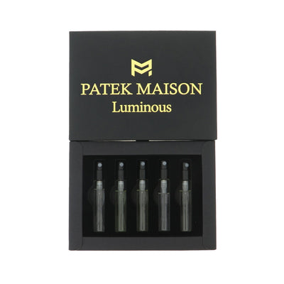 Patek Maison Luminous Discovery 5 Piece Gift Set For Unisex - 0.085 Oz Eau De Parfum Azure, 0.085 Oz Eau De Parfum Ghost, 0.085 Oz Eau De Parfum Noir, 0.085 Oz Eau De Parfum Rose, 0.085 Oz Eau De Parfum Sage