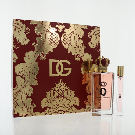 Dolce & Gabbana D & G Q 2 Piece Set For Women: 3.3 Oz Eau De Parfum Spray, 0.33 Oz Eau De Parfum Spray