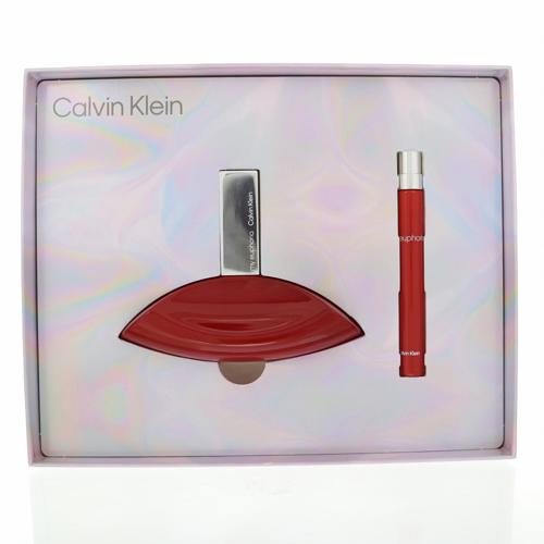 Calvin Klein My Euphoria 2 Piece Set For Women: 3.3 Oz Eau De Parfum Spray, 0.33 Oz Eau De Parfum Spray