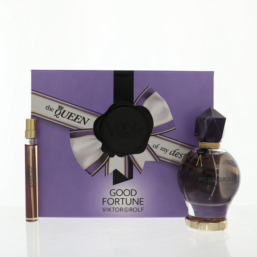 Viktor & Rolf Good Fortune 2 Piece Set For Women: 3.04 Oz Eau De Parfum Spray, 0.34 Oz Eau De Parfum Spray