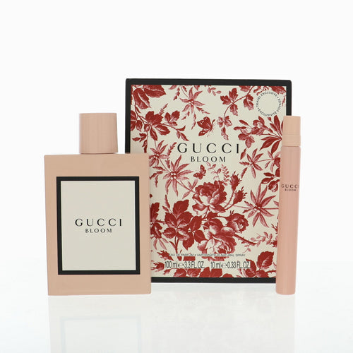Gucci Bloom 2 Piece Set For Women: 3 Oz Eau De Parfum Spray, 0.33 Oz Eau De Parfum Spray