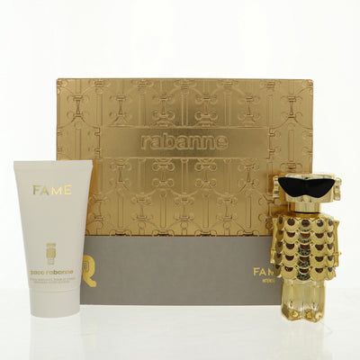Paco Rabanne Fame Intense 2 Piece Set For Women: 1.7 Oz Eau De Parfum Spray, 2.5 Oz Body Lotion