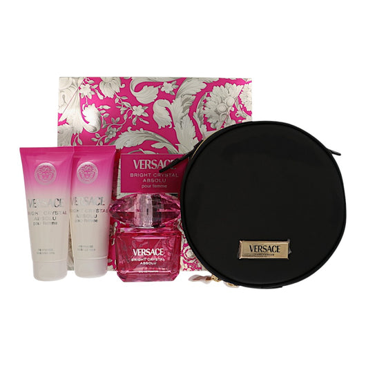 Versace Bright Crystal Absolu 4-Piece Gift Set for Women