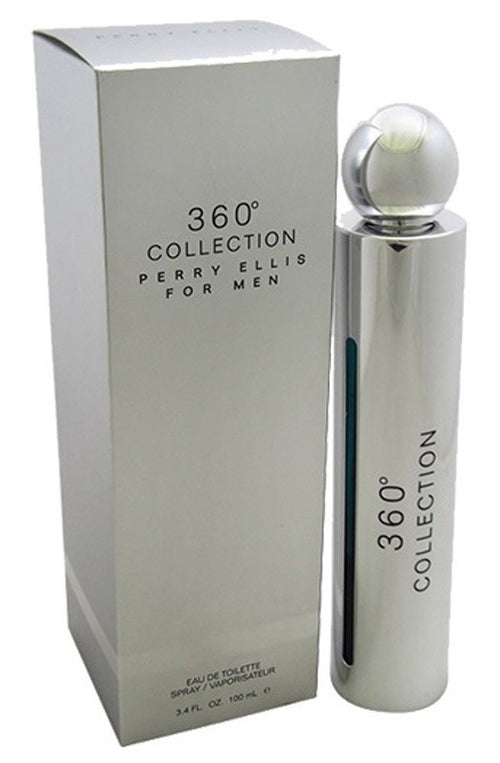 Perry Ellis 360 Collection Eau De Toilette Spray for Men, 3.4 oz