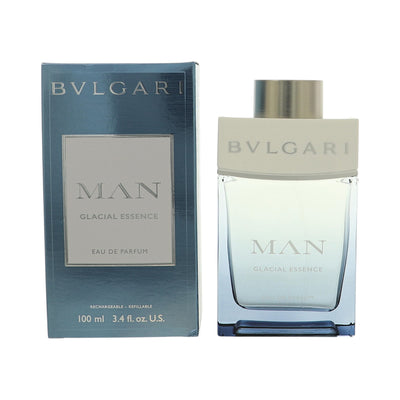 Bvlgari Man Glacial Essence Eau De Parfum Spray for Men, 3.4 oz