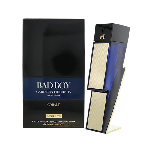 Carolina Herrera Bad Boy Cobalt Absolute Eau De Parfum Spray for Men, 3.4 oz