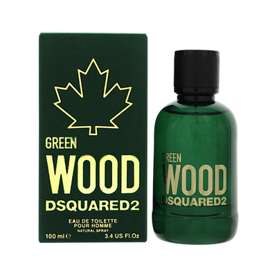 Dsquared2 Green Wood Eau De Toilette Spray for Men, 3.4 oz