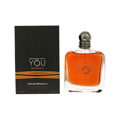 Emporio Armani Stronger With You Intensely Eau De Parfum Spray for Men, 5 oz