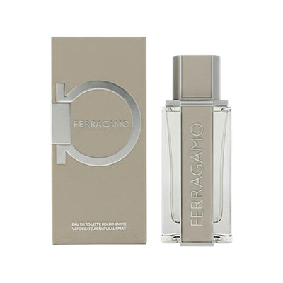 Salvatore Ferragamo Bright Leather Eau De Toilette Spray for Men, 3.4 oz
