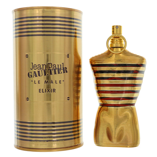 Jean Paul Gaultier Le Male Elixir Parfum Spray for Men, 6.8 oz