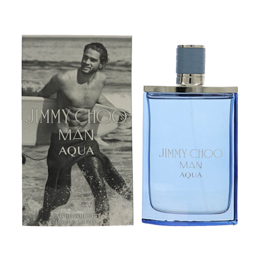 Jimmy Choo Man Aqua Eau De Toilette Spray for Men, 3.3 oz