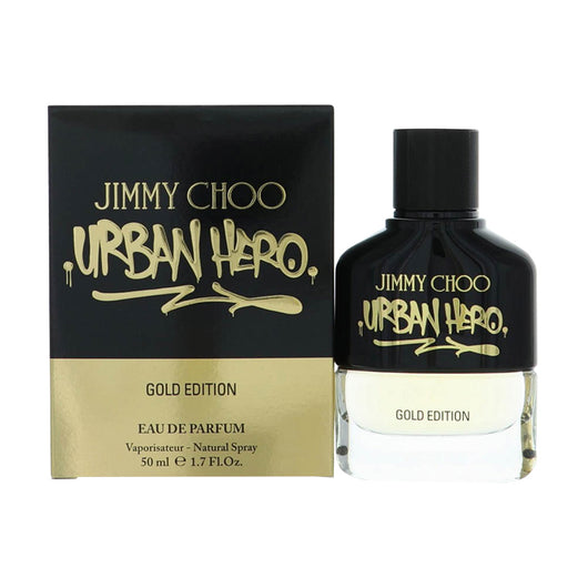 Jimmy Choo Urban Hero Gold Edition Eau De Parfum Spray for Men, 1.7 oz