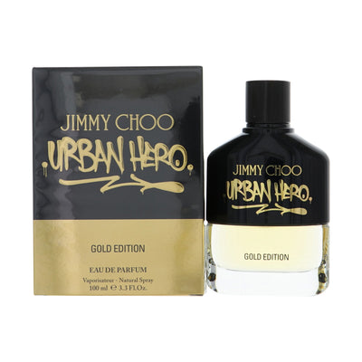 Jimmy Choo Urban Hero Gold Eau De Parfum Spray for Men, 3.3 oz