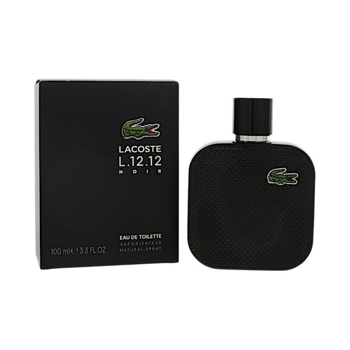Lacoste Eau De Lacoste L.12.12 Noir Eau De Toilette Spray for Men, 3.3 oz