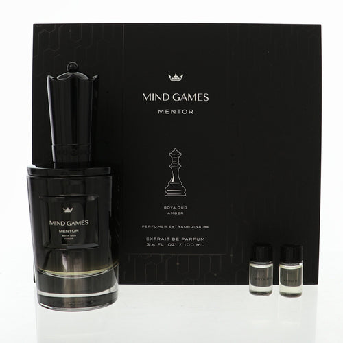 Mind Games Mentor Extrait De Parfum Spray for Men, 3.4 oz