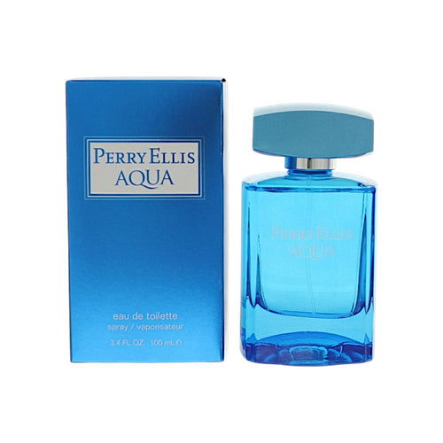 Perry Ellis Aqua Eau De Toilette Spray for Men, 3.4 oz