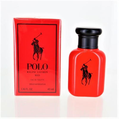 Ralph Lauren Polo Red Eau De Toilette Spray for Men, 1.36 oz