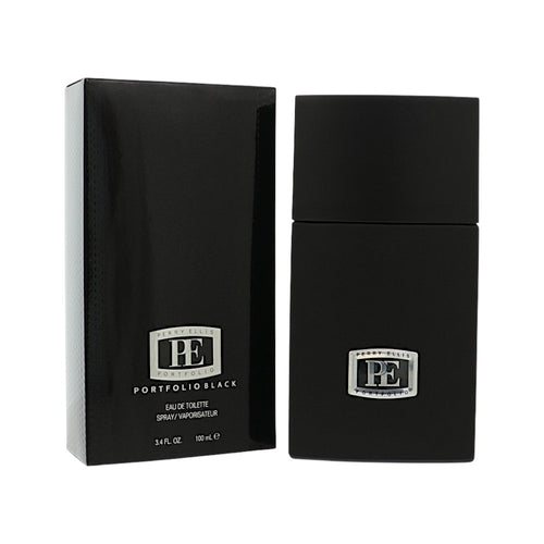 Perry Ellis Portfolio Black Eau De Toilette Spray for Men, 3.4 oz